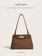 Vintage Lock Crossbody Bag