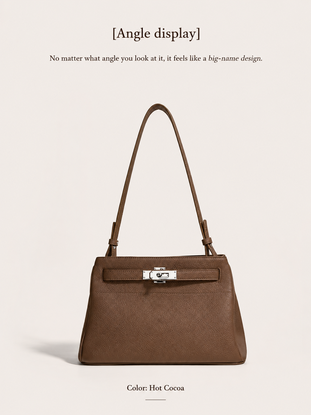 Vintage Lock Crossbody Bag
