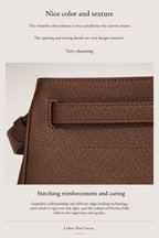 Vintage Lock Crossbody Bag