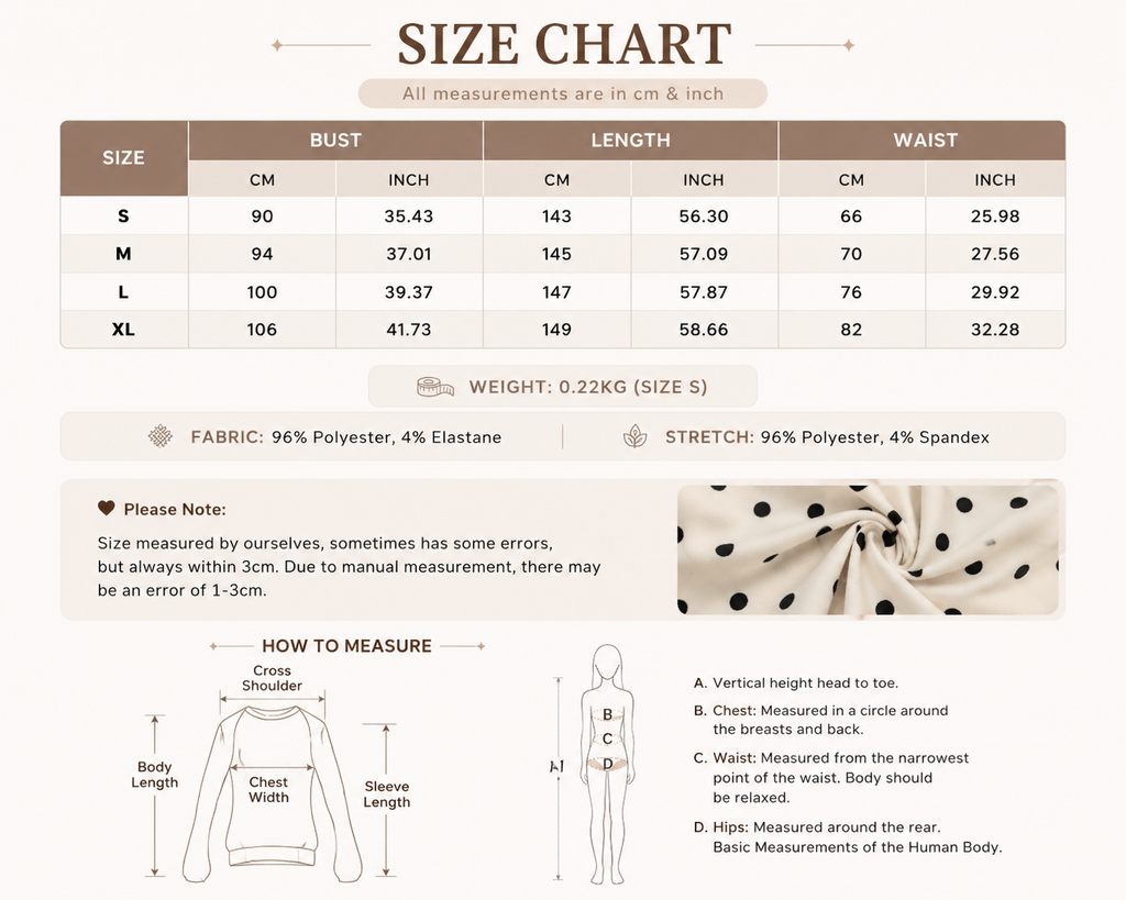 Dot Print A-Line Midi Dress