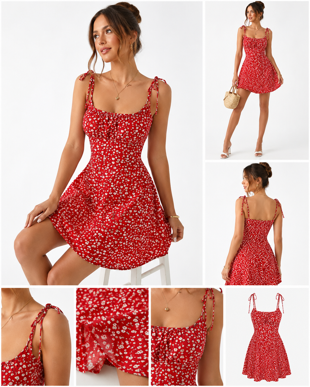 Floral A-Line Summer Dress