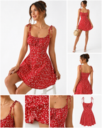 Floral A-Line Summer Dress