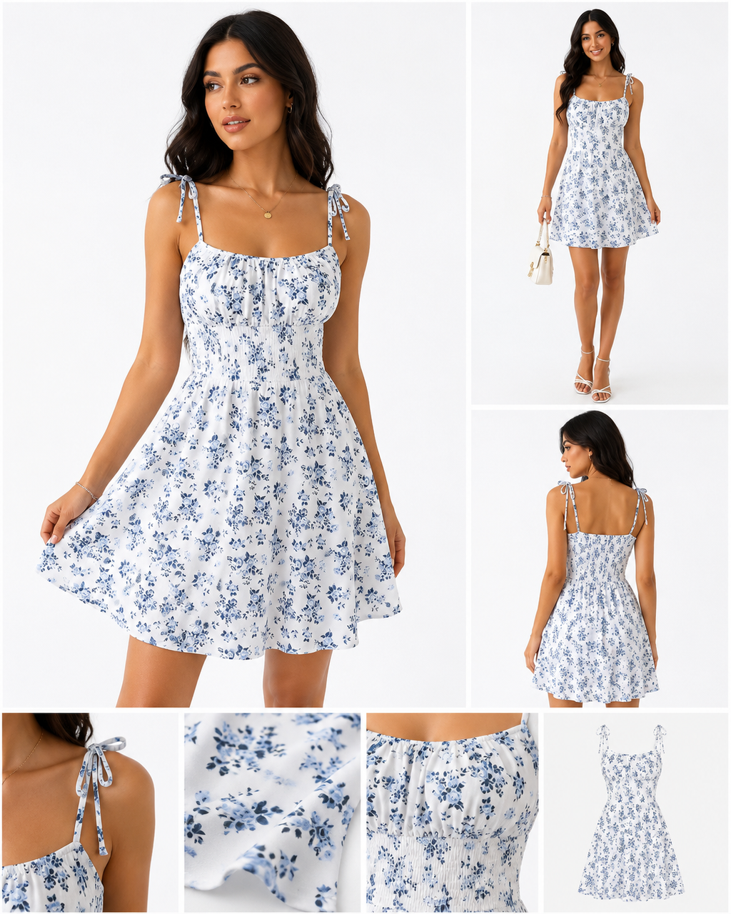 Floral A-Line Summer Dress