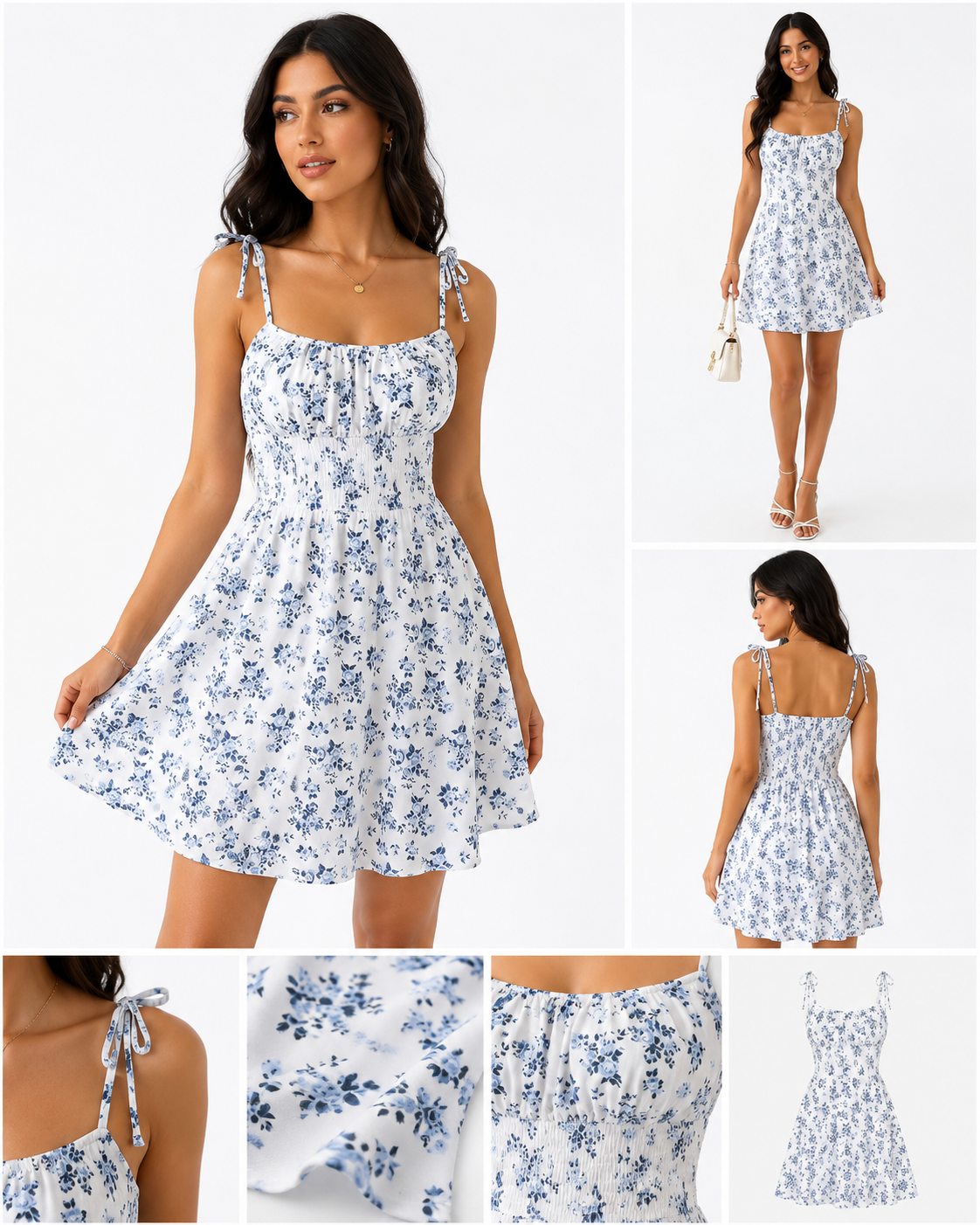 Floral A-Line Summer Dress