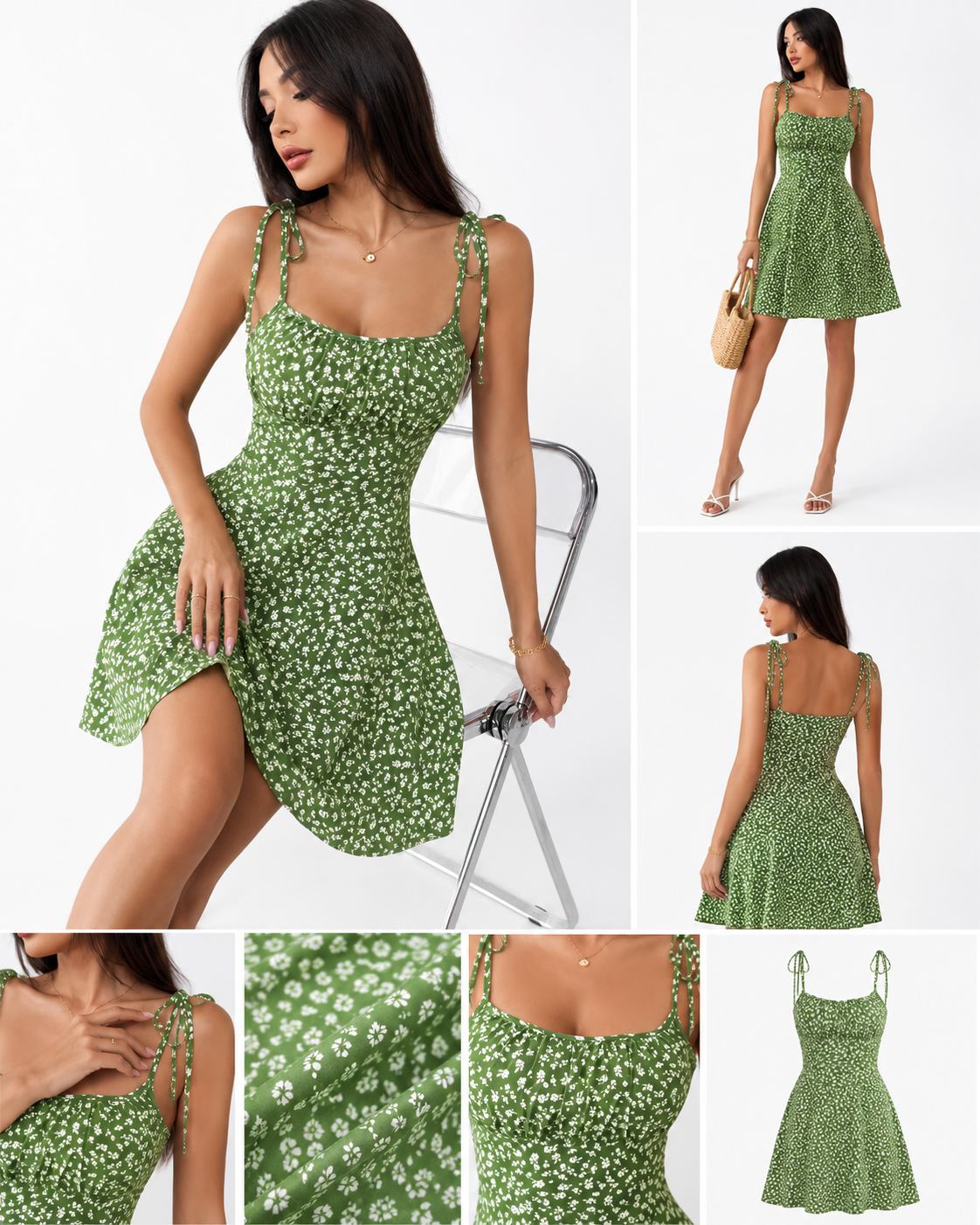 Floral A-Line Summer Dress