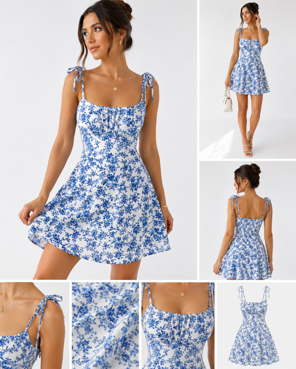 Floral A-Line Summer Dress