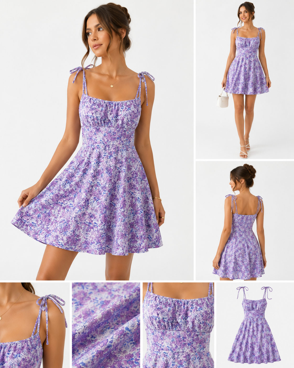 Floral A-Line Summer Dress