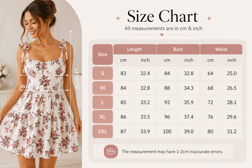 Floral A-Line Summer Dress