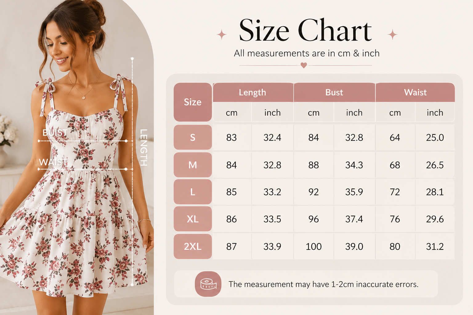 Floral A-Line Summer Dress