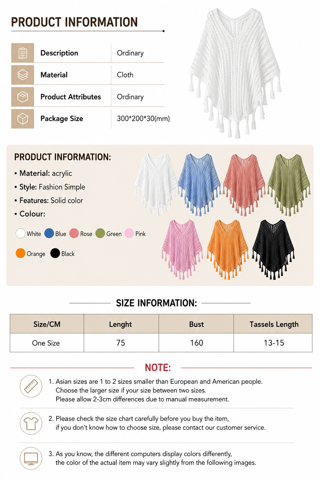 Tassel Hollow Beach Cover-Up