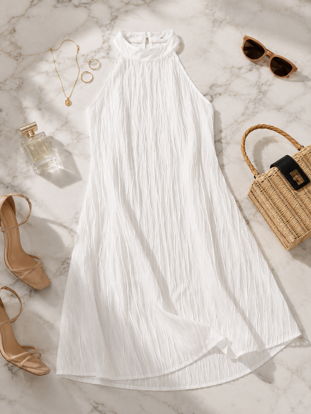 Halter Backless Dress
