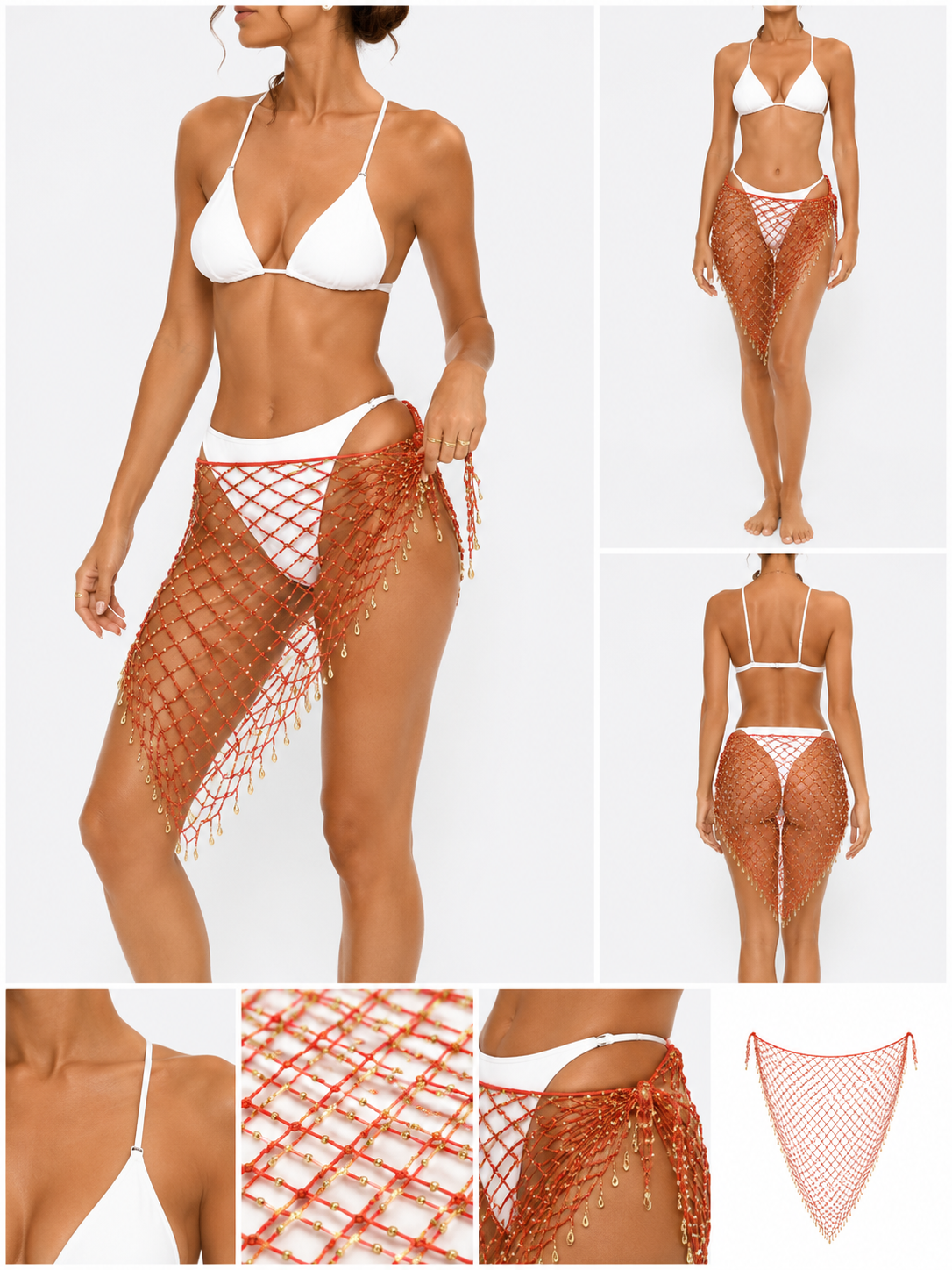 Crochet Beaded Bikini Top