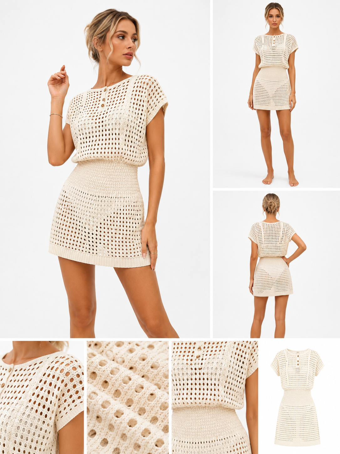 Crochet Beach Cover-Up Dress