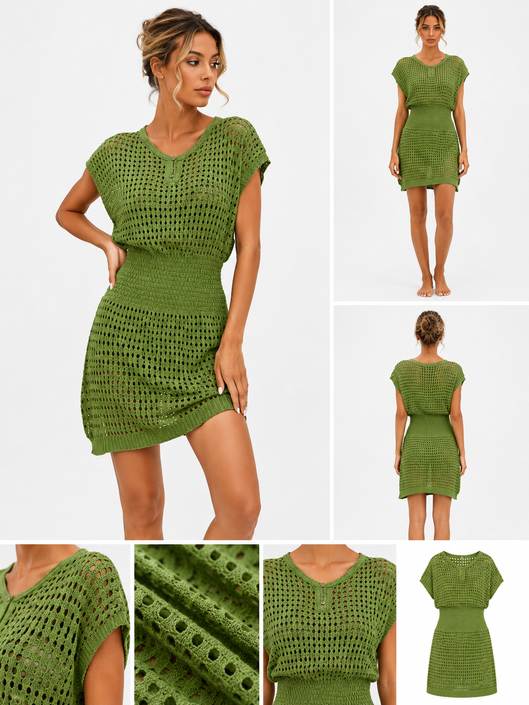 Crochet Beach Cover-Up Dress