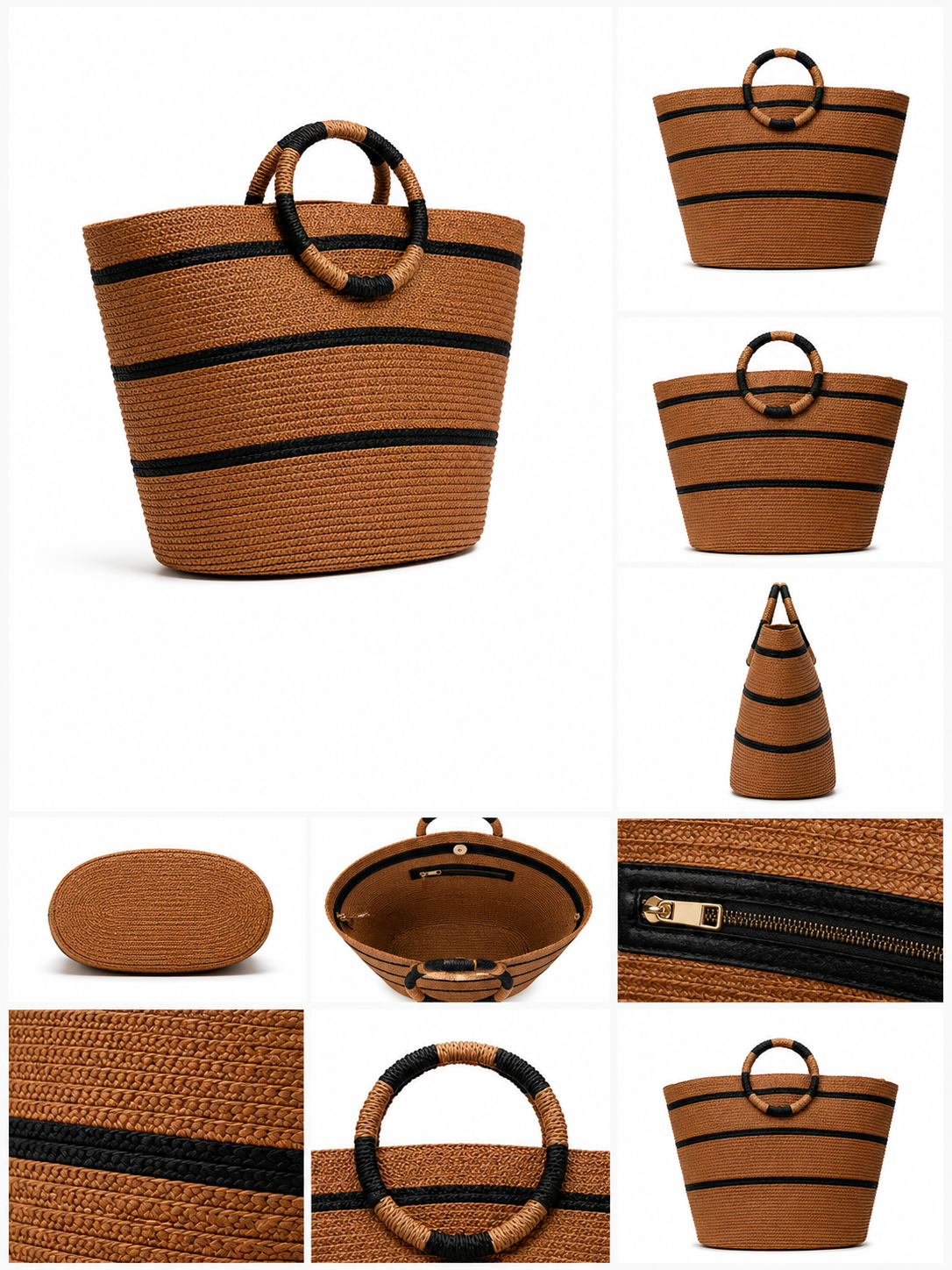 Woven Seaside Beach Bag