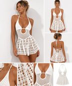 Women's Fashionable Knitted Beach Bikini Swimsuit
