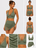 Two-Piece Mesh Swimsuit Set