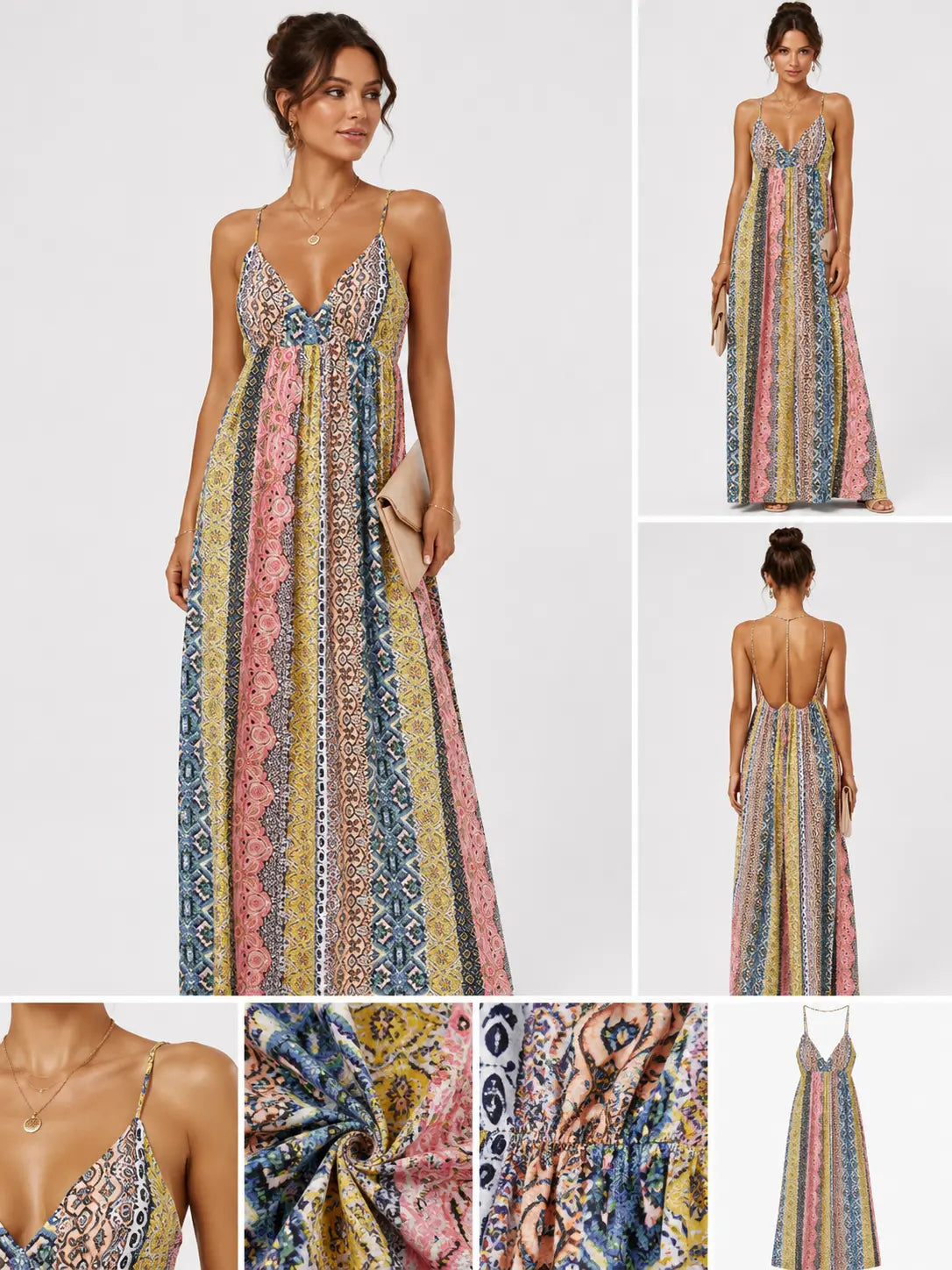 Halter Print Summer Dress
