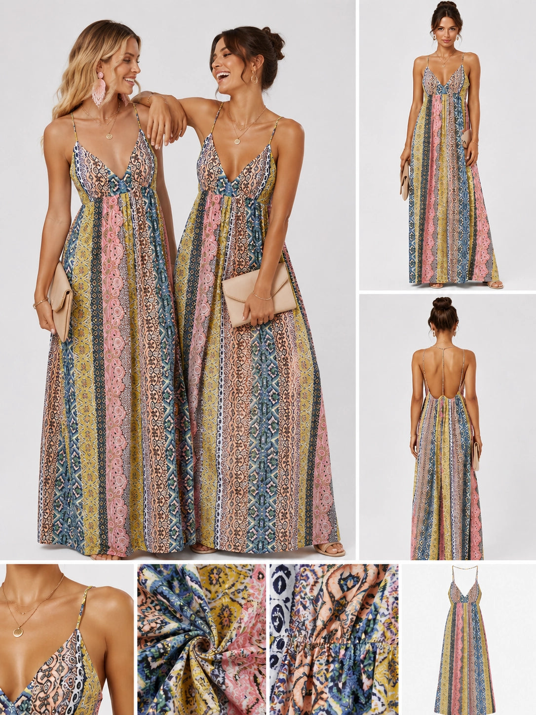 Halter Print Summer Dress