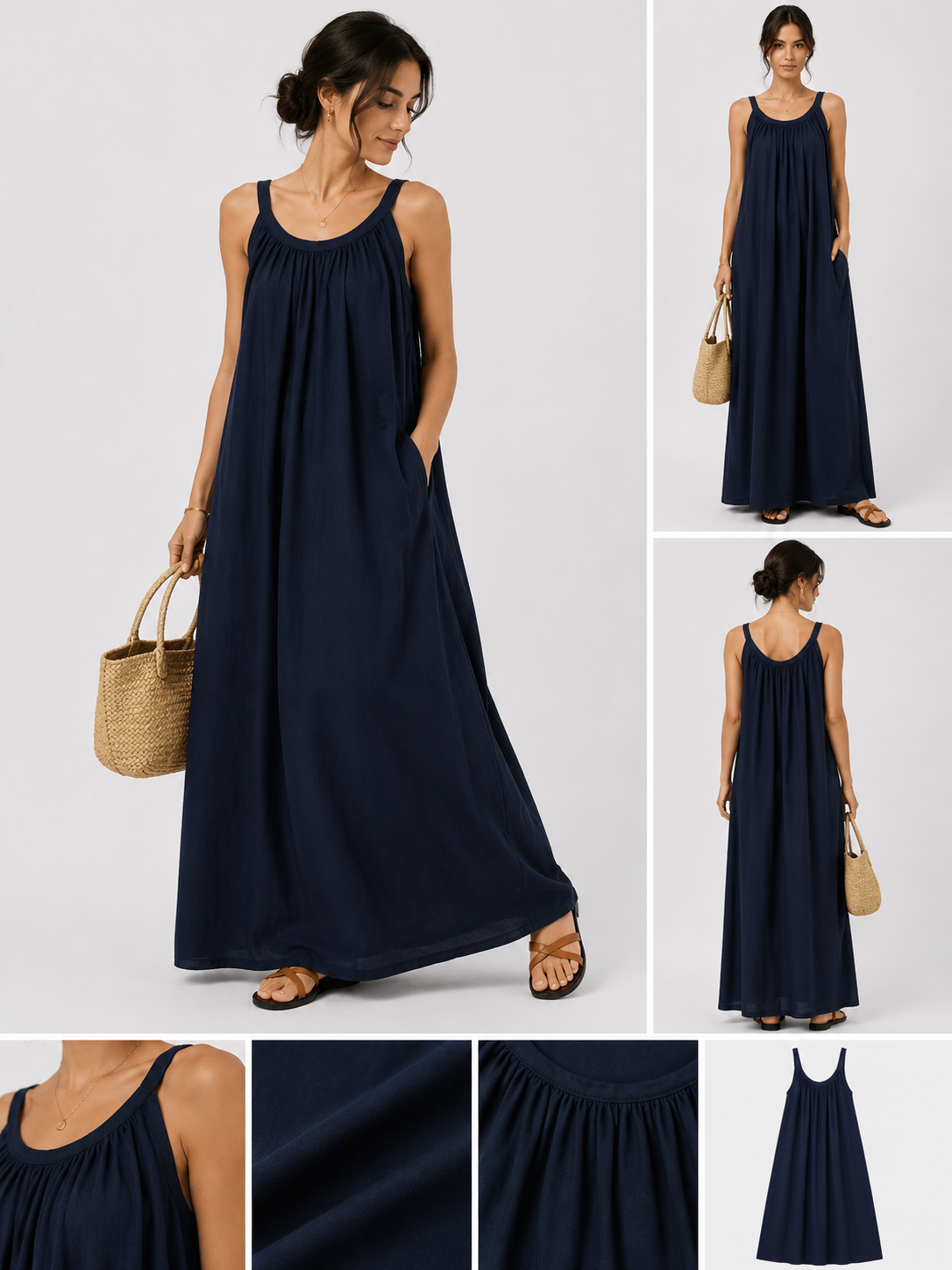 Sleeveless Sling Dress