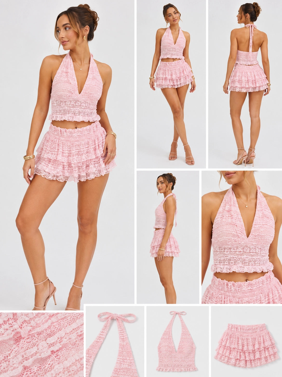 Camisole & Tiered Skirt Set