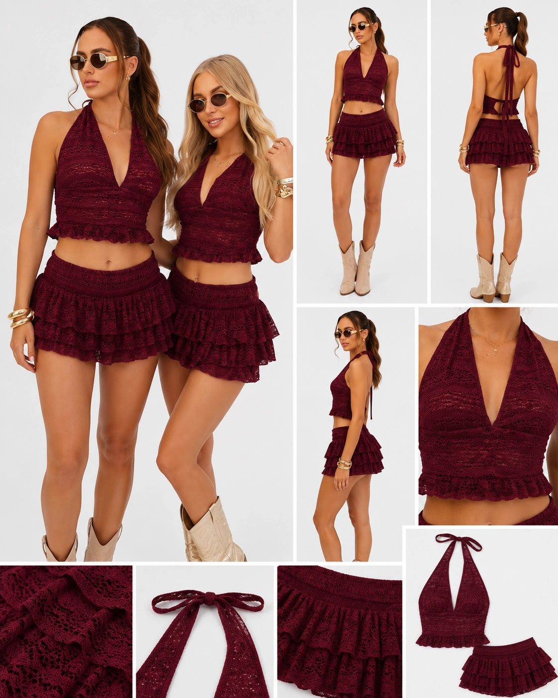 Camisole & Tiered Skirt Set