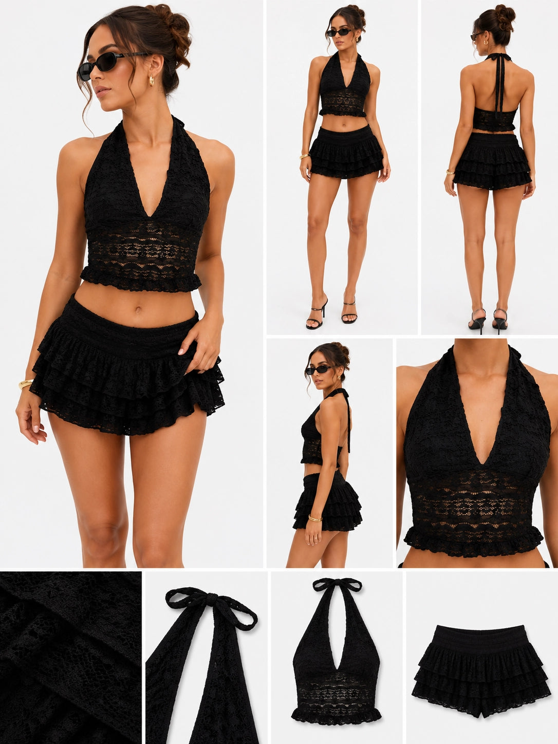Camisole & Tiered Skirt Set