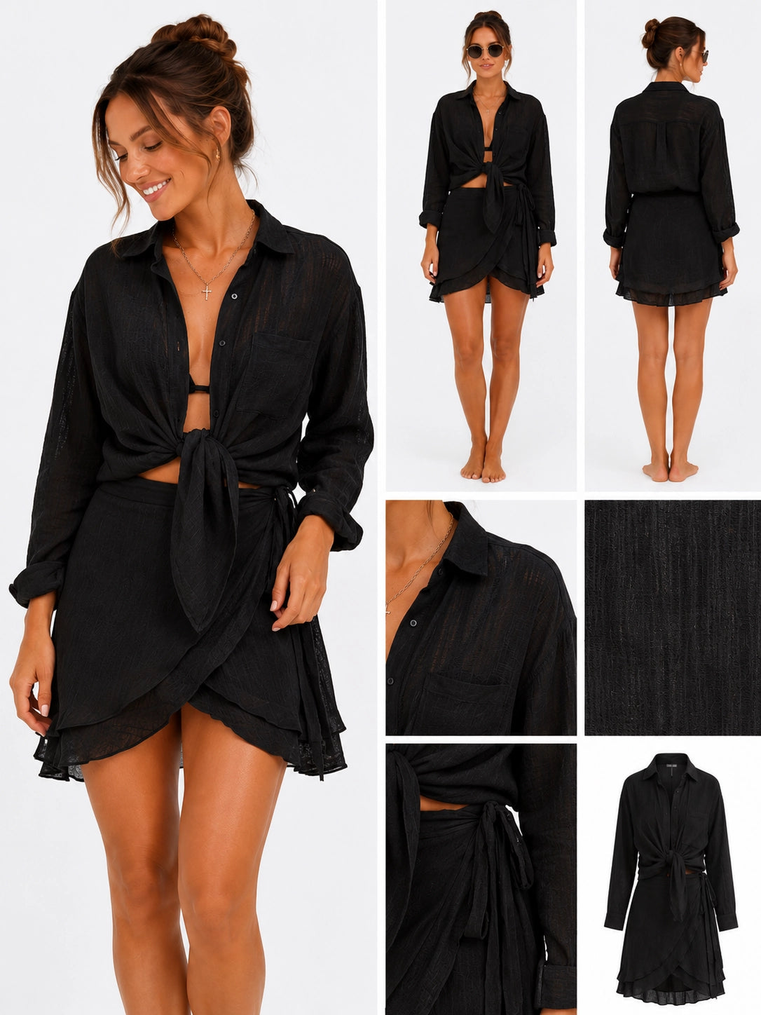 Beach Sun Protection Cover-Up