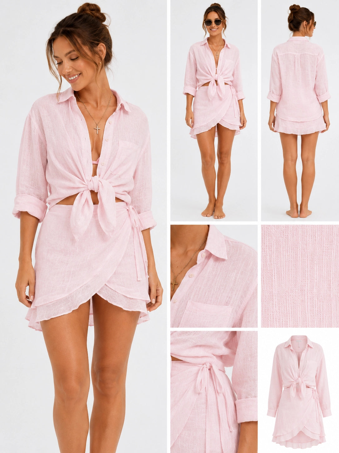 Beach Sun Protection Cover-Up