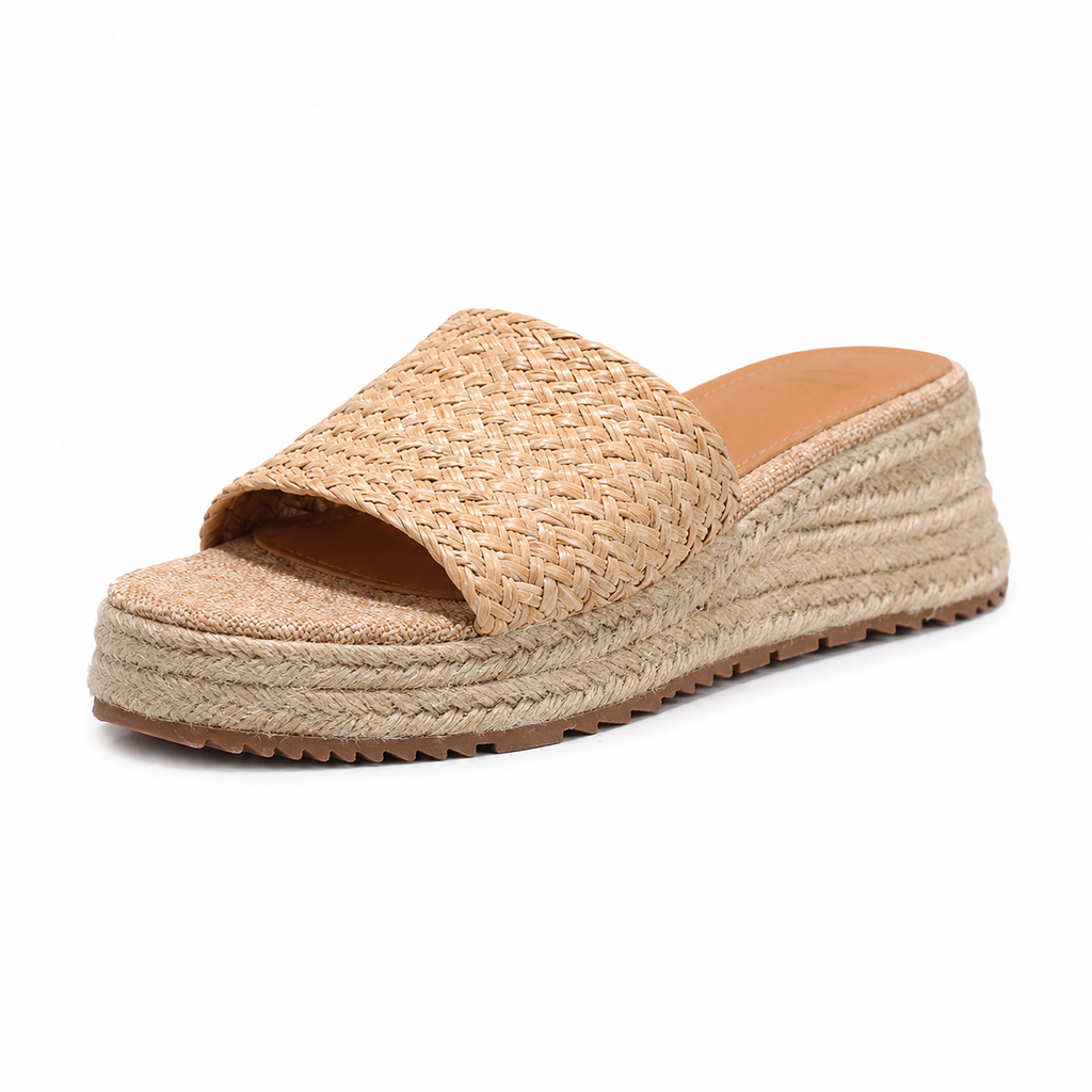 Hemp Rope Wedge Sandals