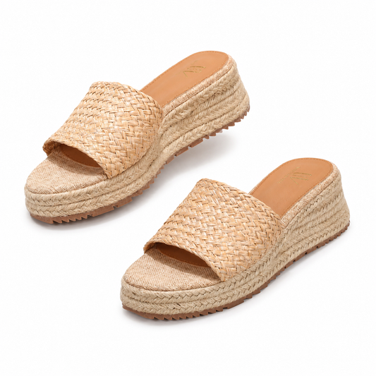 Hemp Rope Wedge Sandals
