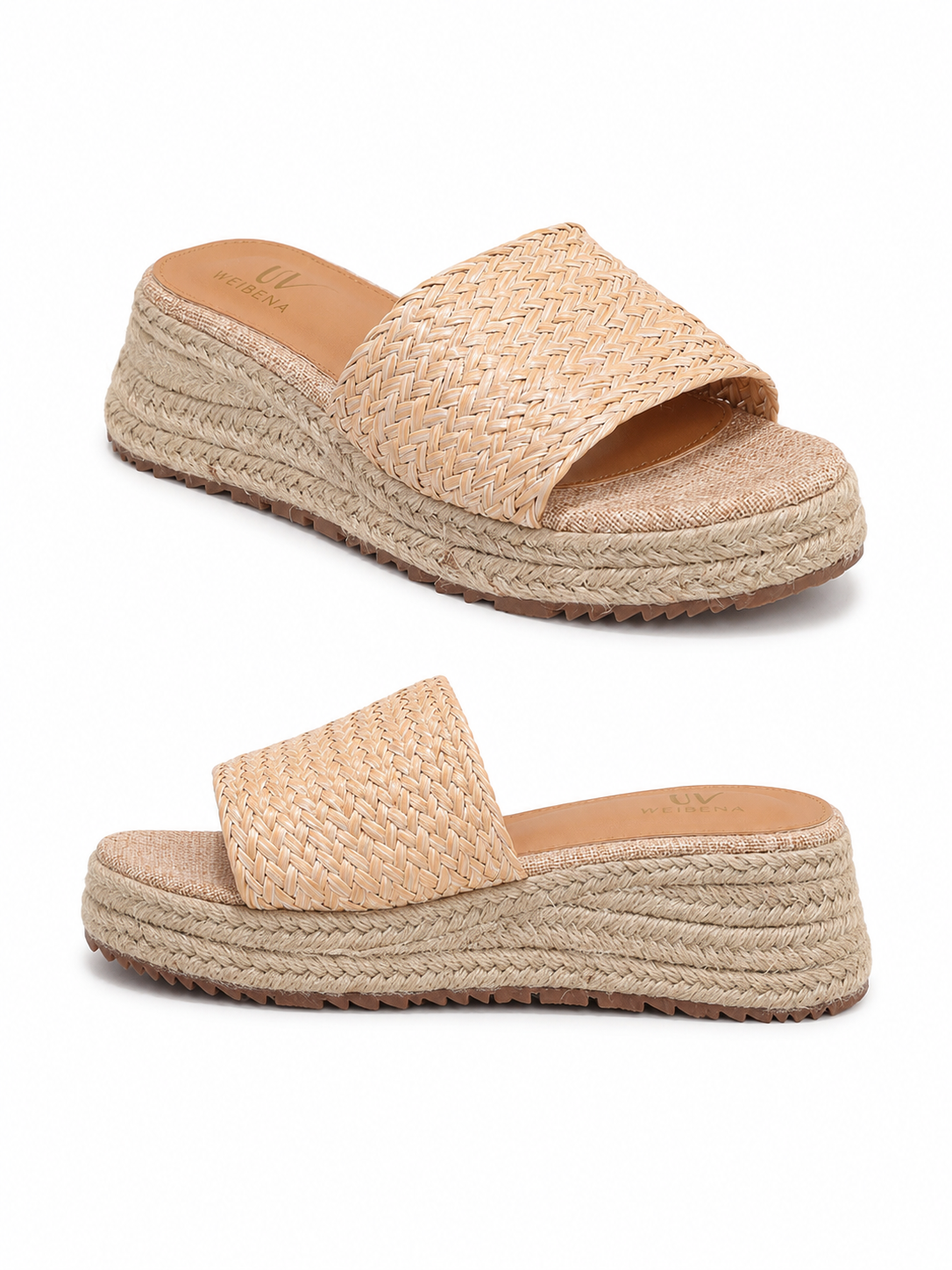 Hemp Rope Wedge Sandals