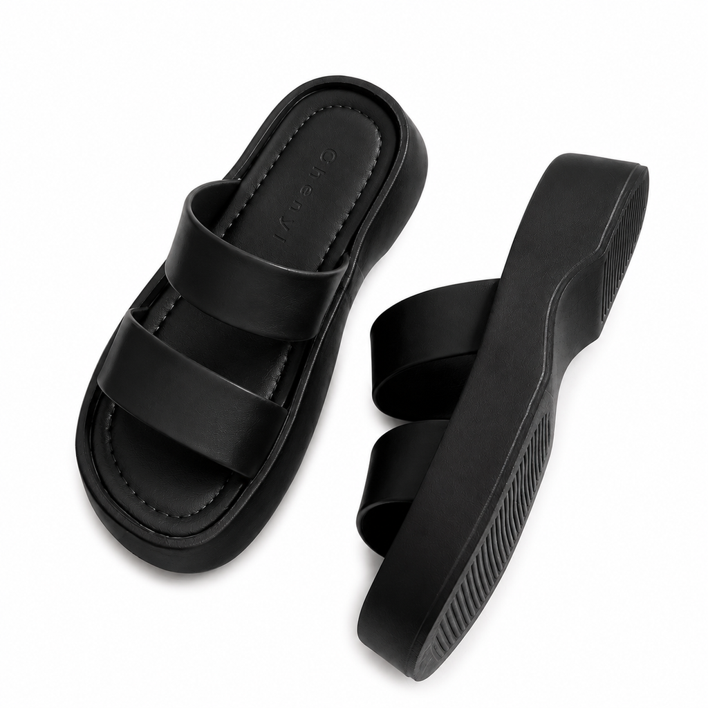Muffin Platform Slippers