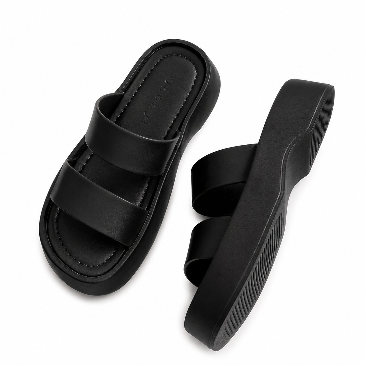 Muffin Platform Slippers