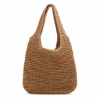 Woven Straw Shoulder Bag