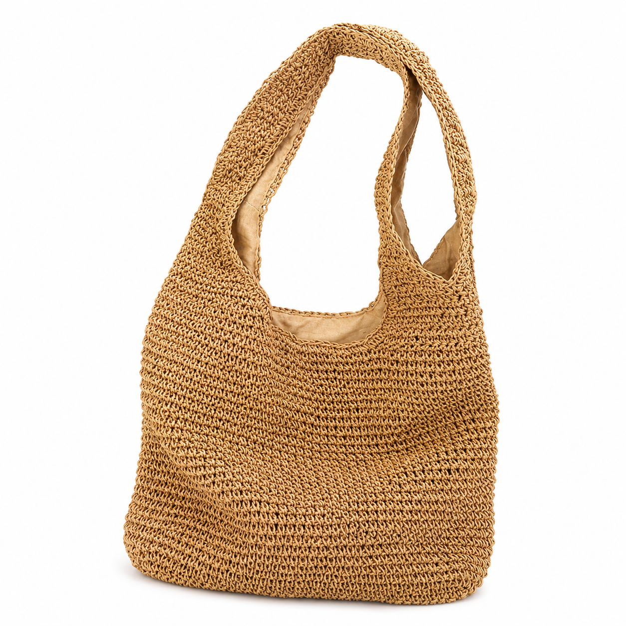 Retro Woven Straw Tote
