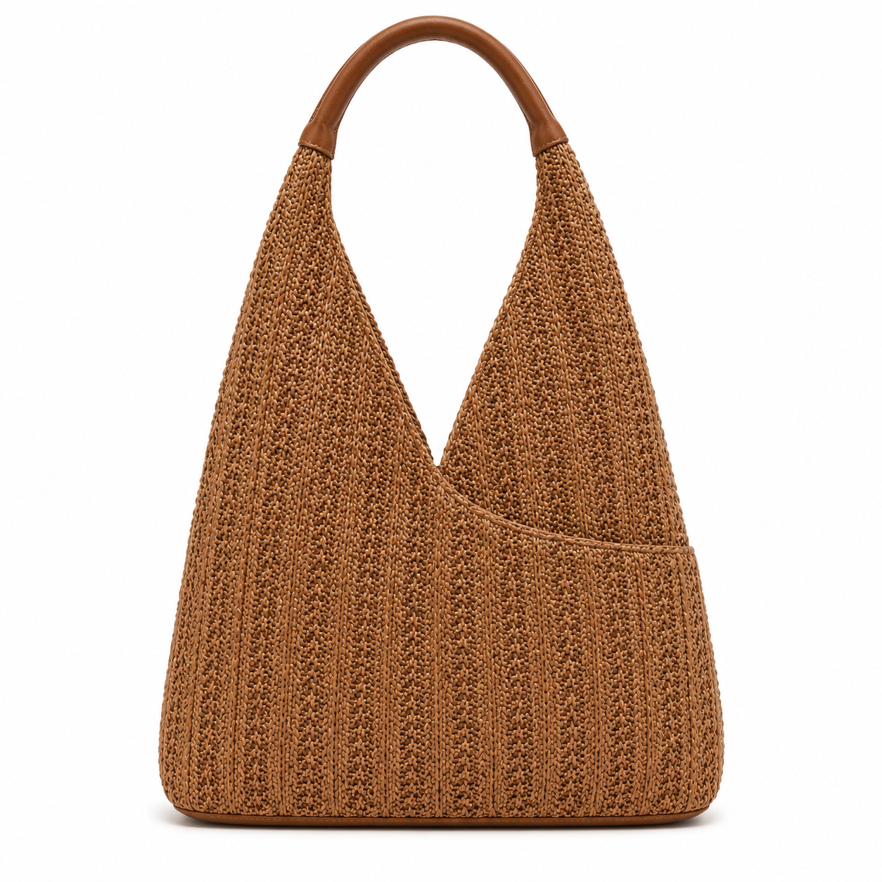 Large Straw Commuter Bag