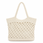 Crochet Straw Beach Tote