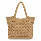 Crochet Straw Beach Tote