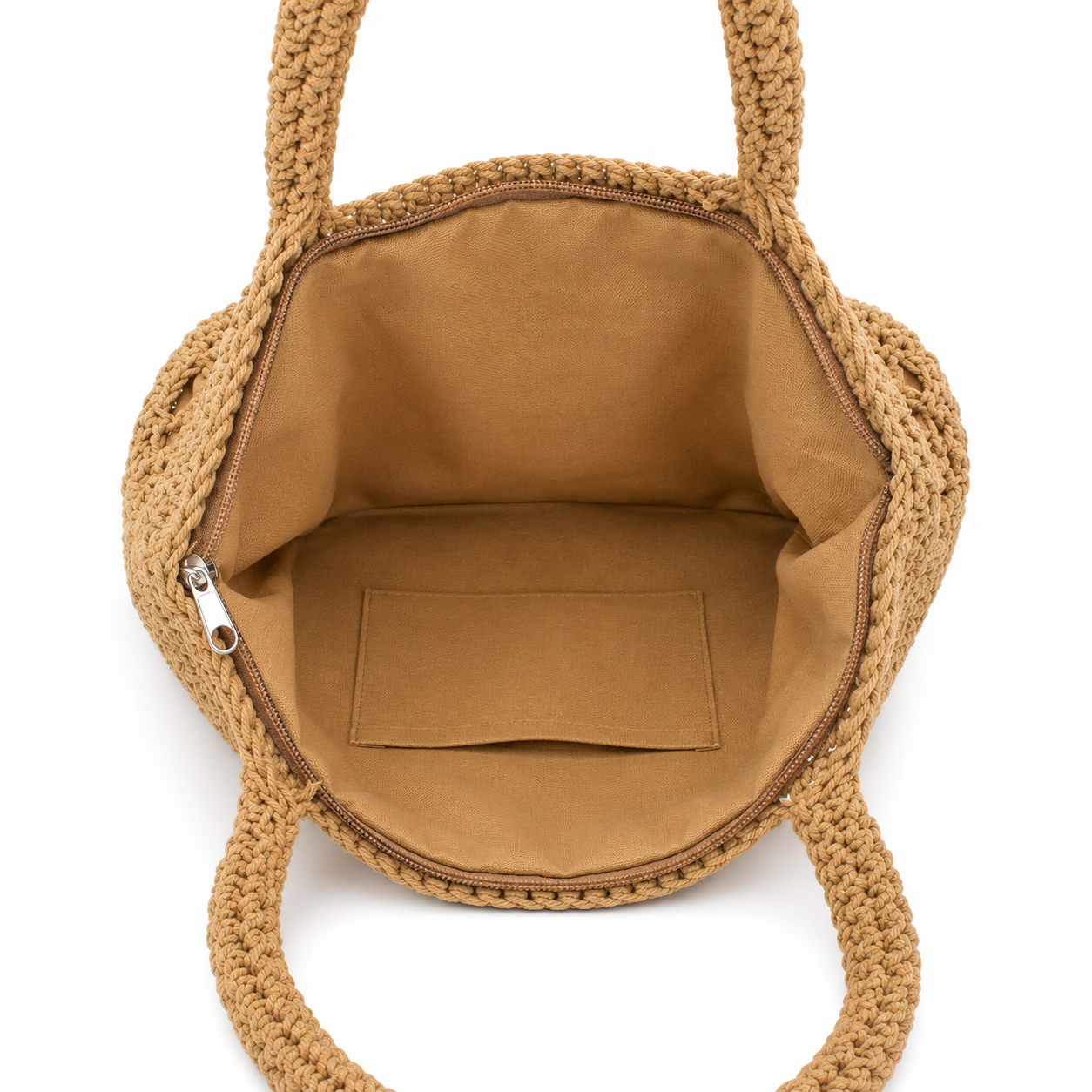 Crochet Straw Beach Tote