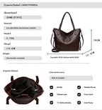 Large-capacity Tote Bag Fashionable Single-shoulder Crossbody Style